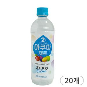 2% 이프로 부족할때 아쿠아제로 500ml x 20개 이온음료 롯데칠성음료