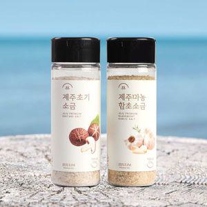 [NS홈쇼핑][제주시산림조합] 제주 표고 소금 170g 2개+ 제주 마늘 함초소금 170g 2개..[34715548]