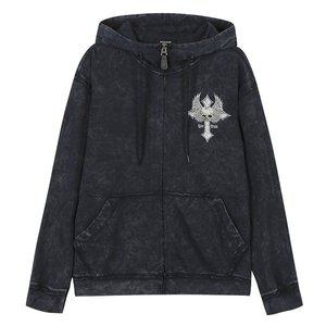 [버커루](신세계 사우스시티)남성 스컬 빈티지 후드 집업(B245TJ390P)