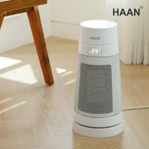 한경희 가정용 즉각발열 리모컨형 PTC 전기 온풍기 히터팬 HAAN-P19000