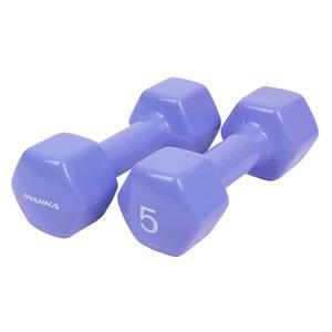 아이워너 뷰티 육각 덤벨 5kg (2개입 1세트) 근력운동 아령 홈트 헬스