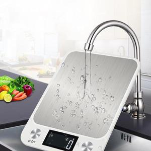 주방 저울 계량 음식 커피 전자 디지털 요리용 스테인레스 스틸 5kg 10kg x