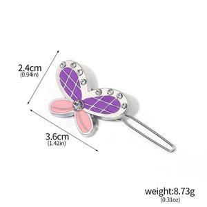 코믹 로맨스 쿠로누마 사와코 보라색 나비 머리핀 여성 코스프레 키미 니 토도케 나로부터 너  헤어 액세서