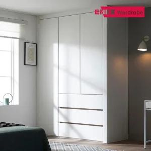 버클리 작은방 붙박이장 3단서랍형-1500~1700mm