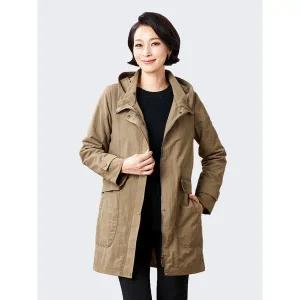 [Elegance Madam]올리비아 세미후드 트렌치 K224BB01_P330092345