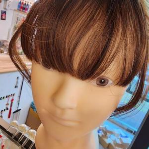[JHQP4Q51_4B]위그 앞머리 헤어 애교머리 부분가발