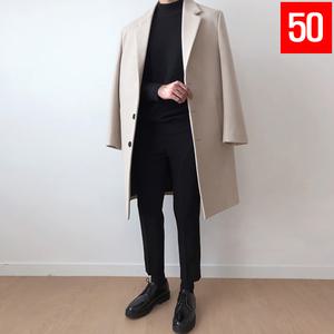 남자 코트 50종 봄 가을 겨울 남성 울 모직 트렌치 숏 반 하프 롱 더블 후드 케이프 알파카 오버핏