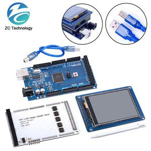 TFT LCD 터치 컬러 스크린 모듈 3.2 인치 쉴드 어댑터 보드 Mega2560 메가 2560 R3 CH340 아두이노 키트용