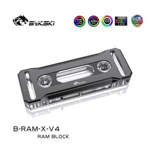 Bykski RAM 수냉 블록 2개 세트 / 4개 Armor PC 냉각 시스템 라디에이터 RGB SYNC B-RAM-X-V4가 포함된 듀