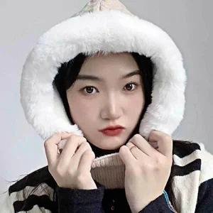 [셀러허브 패션][JHQS89HI_4B]베이지 넥워머 목워머 넥워머모자 기모넥워머