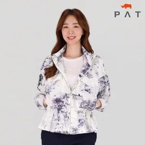 [PAT 여성] 프리미엄 프린트 오버핏 숏점퍼_1J41303