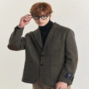 [24FW] HZJA4D406CG MOON TWEED 차콜그레이 트위드 울 자켓