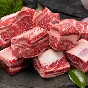 황금한우 한돈 찜용 LA구이용 돼지갈비 700g+700g