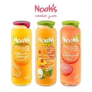 노아 주스 3종 오렌지+핑크 자몽+애플 코코넛 파인애플 260ml x 12병 (각 4병씩)