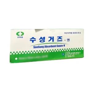가아제 - 수성 비멸균접은거즈10cm x 10cm x 4P ( 200매입 )