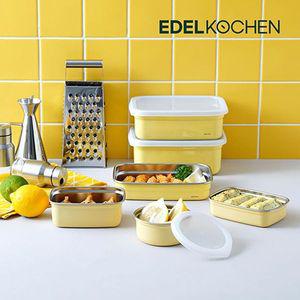 [NS홈쇼핑][에델코첸] 에델락 6P 셋트 350ml 2P + 450ml 2P + 630ml 2P (허니옐로우)..