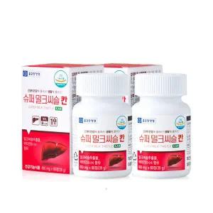 슈퍼 밀크씨슬 칸 4개월분 실리마린 간건강