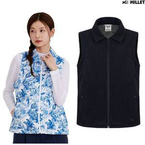 [갤러리아] [MILLET] 청량감 좋은 땀이나도 달라붙지 않는 시어서커 여성조끼 (MLUUV664)