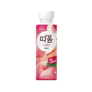 빙그레 따옴라이트 복숭아 330ml x 5개