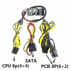 고출력 피코 PSU 12V 력 전원 모듈, ITX 케이스 XT60 포트용 8 핀 공급 장치, 그래픽 카드 지원, -400W