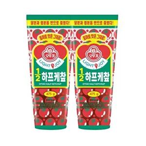 [오뚜기]LIGHT JOY_1/2하프케찹 475g 2개
