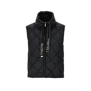 25SS 막스마라 더 큐브 여성 TREGIC 트레직 발수 조끼 패딩 블랙 TREGIC 002