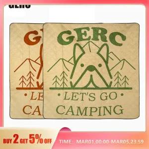 캠핑매트 GERC 휴대용 야외 캠핑 피크닉 매트 방습 및 방수 접이식 용수철 외출