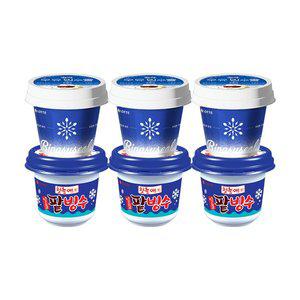 [롯데웰푸드]찰떡우유빙수설 250mlx3 + 일품 팥빙수 240mlx3