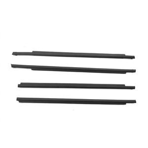 프리우스 튜닝 Toyota Prius 2004-2009 용 4Pcs 창 Weatherstrips 측면 도어 외부 유리 고무 벨트 방수 씰
