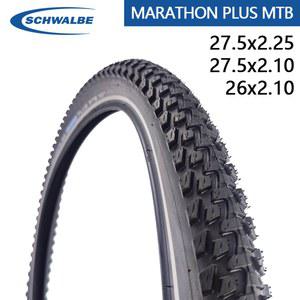 SCHWALBE 마라톤 플러스 MTB 자전거 타이어 레벨 7 K 가드 유선 오프로드 사이클링 부품, 27.5x2.1, 27.5x2.25, 26x2.1