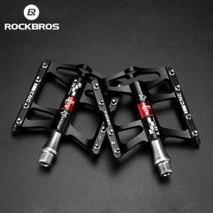 자전거 페달 실내 로드 산악 라이딩 초경량 알루미늄 합금 4 베어링 MTB 플랫 BMX