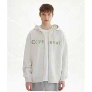 COVERNAT 커버낫 어센틱 로고 후드집업 Oatmeal CO2501HZ01OT 1080431
