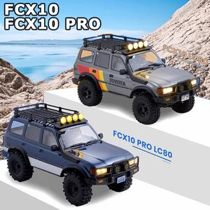취미 RC 1/10 FCX10 FCX18 LC80 PRO 랜드 크루저 브러시리스 크롤러 4WD 도요타 크로싱 클라이밍 카 모델