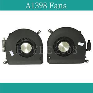 A1398 팬 세트 CPU 냉각 선풍기 왼쪽 및 오른쪽 맥북 프로 레티나 15 인치 교체용 2012 년