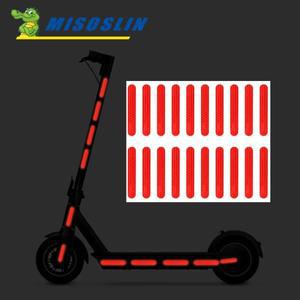 야간 승마 바디 반사 스티커 PVC  Mi3 Pro 1S M365 E-스쿠터 Ninebot Max G30 페달