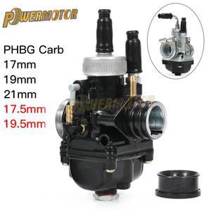 오토바이 PHBG 레이싱 카브레타 액세서리 야마하 Puch ATV BWS100 블랙 2 스트로크 연료 시스템 부품 17mm