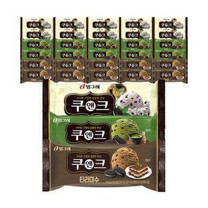 [빙그레][T] 빙그레 쿠앤크 10개+쿠앤크 말차 10개+쿠앤크 티라미수 10개 (총 ...