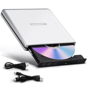 하이웨이 알루미늄 외장 블루레이 드라이브, 25G 디스크 읽기/쓰기 블러레이 드라이브 지원, USB 3.0 및 Type-C 휴대용 3D BD DVD 버너, Mac OS Windows XP/7/8/10/11과 호환