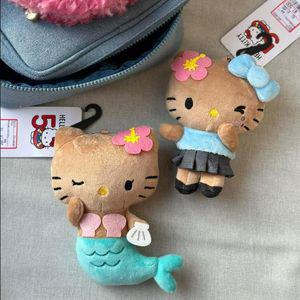 태닝 인어공주 키티 키링 인형 하와이 키홀더 백참 선물