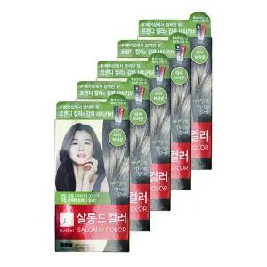 엘지 엘라스틴 염색약 살롱드컬러 애쉬브라운 5개