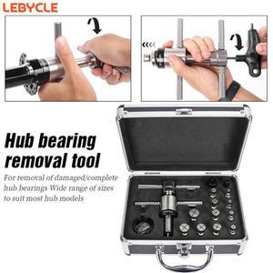 LEBYCLE Bike Hub Bearing Removal Tool Disassembly Premium Wheel Hub Puller Tool Sturdy Bearing Pulle
