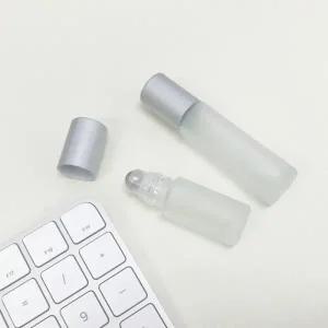 휴대용 소분 컬러 유리 롤온 공병 반투명 화이트 5ml