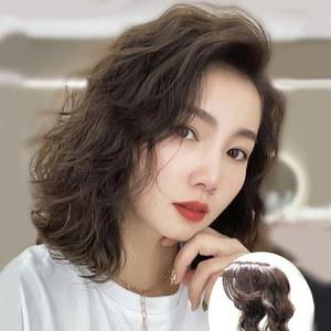 인모 정수리 가발 부분 내츄럴 여성 파마 정수리가발 키밍 여자