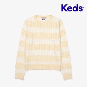 [케즈]갓성비 Keds 스트라이프 니트 풀오버_KD2STF3101FVAA