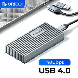 ORICO 40Gbps 고속 SSD 외부 케이스 M.2 NVMe 인클로저 Thunderbolt 3/4 USB4 3.0 HD 유형 C 드라이브 디스
