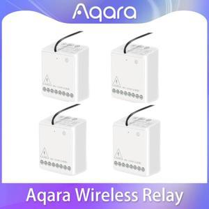 Aqara 양방향 제어 모듈 무선 릴레이 스위치 컨트롤러 Zigbee 스마트 채널은 Mi Home Homekit APP와 함께