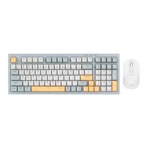 지클릭커 오피스프로 WMK90 사일런스 M 무소음 무선 블루투스 키보드 마우스 세트 98 NavyBlue