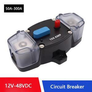 회로 차단기 50A 60A 80A 100A 150A 200A 250A 300A 12-48VDC 자동차 트럭 오디오 재설정 가능 퓨즈 회로