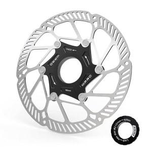IIIPRO A2 자전거 센터락 디스크 브레이크 로터 140mm/160mm/180mm/203mm 스테인리스 스틸 MTB 도로 산악 자전거/E-자전거/BMX 블랙