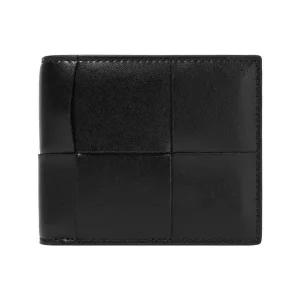 보테가 베네타 반지갑 블랙 Bottega Veneta Bi-Fold Wallet Black